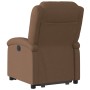 Electric reclining and lift fabric armchair in brown. by , Armchairs - Ref: Foro24-3204192, Price: 308,30 €, Discount: %