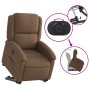 Electric reclining and lift fabric armchair in brown. by , Armchairs - Ref: Foro24-3204192, Price: 308,30 €, Discount: %