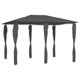 Gazebo with anthracite pole covers 3x4x2.6 m 160 g/m² by vidaXL, Tents and gazebos - Ref: Foro24-313613, Price: 155,04 €, Dis...