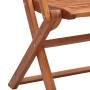 Folding garden chairs 4 pcs acacia wood 57x66x95 cm by , Garden chairs - Ref: Foro24-3214474, Price: 261,40 €, Discount: %