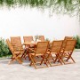 Reclining garden chairs 8 units solid acacia wood by , Garden chairs - Ref: Foro24-3214476, Price: 569,53 €, Discount: %