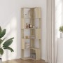 Eckschrankregal 5 Ebenen Eiche Sonoma Holz 50x50x179cm von , Bücherregale und Regale - Ref: Foro24-852584, Preis: 91,11 €, Ra...