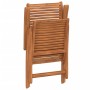 Folding reclining garden chairs, set of 2, made of solid acacia wood. by , Garden chairs - Ref: Foro24-367699, Price: 145,79 ...