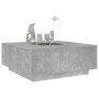 Coffee table with Infinity LED concrete gray 100x100x40 cm by , Coffee table - Ref: Foro24-3284045, Price: 208,27 €, Discount: %