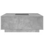 Mesa de centro con Infinity LED gris hormigón 100x100x40 cm de , Mesas de centro - Ref: Foro24-3284045, Precio: 208,27 €, Des...