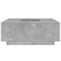 Mesa de centro con Infinity LED gris hormigón 100x100x40 cm de , Mesas de centro - Ref: Foro24-3284045, Precio: 208,27 €, Des...