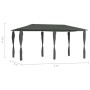 Gazebo with anthracite pole covers 3x6x2.6 m 160 g/m² by vidaXL, Tents and gazebos - Ref: Foro24-313619, Price: 270,11 €, Dis...