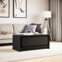 Black engineered wood coffee table with LED lights by , Coffee table - Ref: Foro24-851985, Price: 105,50 €, Discount: %