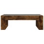 Coffee table with Infinity LED smoked oak 90x53x30 cm by , Coffee table - Ref: Foro24-847641, Price: 112,99 €, Discount: %