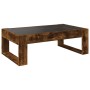 Coffee table with Infinity LED smoked oak 90x53x30 cm by , Coffee table - Ref: Foro24-847641, Price: 112,99 €, Discount: %