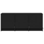 TV stand with LED made of black engineered wood 97x34x40 cm by , TV Furniture - Ref: Foro24-852237, Price: 87,19 €, Discount: %