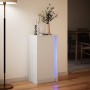 Aparador con luces LED madera ingeniería blanco 42,5x34x85 cm de , Aparadores - Ref: Foro24-852138, Precio: 66,32 €, Descuent...