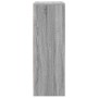 Aparador con LED madera de ingeniería gris Sonoma 77x34x100 cm de , Aparadores - Ref: Foro24-852150, Precio: 95,34 €, Descuen...