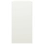 Leñero de acero blanco 100x40x80 cm de , Bolsas y soportes de leña - Ref: Foro24-850976, Precio: 126,03 €, Descuento: %