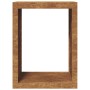 Rusty steel firewood rack 60x40x80 cm by , Firewood bags and holders - Ref: Foro24-851002, Price: 94,22 €, Discount: %