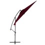 Cantilever parasol with burgundy red aluminum pole 300 cm by vidaXL, Umbrellas - Ref: Foro24-313754, Price: 97,42 €, Discount: %