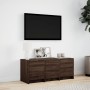 Mueble de TV LED madera ingeniería marrón roble 97x34x40 cm de , Muebles TV - Ref: Foro24-852242, Precio: 87,19 €, Descuento: %