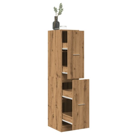 Medizinschrank aus Eichenholz, handgefertigt, 30x41x144,5 cm. von , Schließfächer und Lagerschränke - Ref: Foro24-855177, Pre...