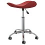 Red wine synthetic leather beauty salon stool by , Hairdressing chairs - Ref: Foro24-323689, Price: 51,85 €, Discount: %