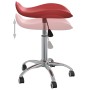 Red wine synthetic leather beauty salon stool by , Hairdressing chairs - Ref: Foro24-323689, Price: 51,85 €, Discount: %