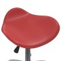 Red wine synthetic leather beauty salon stool by , Hairdressing chairs - Ref: Foro24-323689, Price: 51,85 €, Discount: %