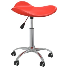 Red synthetic leather swivel dining chair by , dining chairs - Ref: Foro24-3088567, Price: 57,99 €, Discount: %