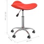 Silla de comedor giratoria de cuero sintético roja de , Sillas de comedor - Ref: Foro24-3088567, Precio: 51,85 €, Descuento: %