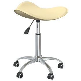 Cream-colored synthetic leather office chair by , Office chairs - Ref: Foro24-3088559, Price: 50,99 €, Discount: %