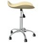 Silla de oficina de cuero sintético color crema de , Sillas de oficina - Ref: Foro24-3088559, Precio: 50,81 €, Descuento: %