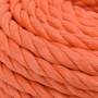 Orange 20 mm polypropylene work rope 100 m by , Ropes and metal cords - Ref: Foro24-152953, Price: 110,22 €, Discount: %