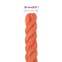 Orange 20 mm polypropylene work rope 100 m by , Ropes and metal cords - Ref: Foro24-152953, Price: 110,22 €, Discount: %