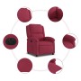 Sillón reclinable eléctrico de terciopelo rojo tinto de , Sillones - Ref: Foro24-3204283, Precio: 257,69 €, Descuento: %