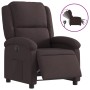 Sillón reclinable eléctrico tela marrón oscuro de , Sillones - Ref: Foro24-3204145, Precio: 248,44 €, Descuento: %