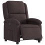 Sillón reclinable eléctrico tela marrón oscuro de , Sillones - Ref: Foro24-3204145, Precio: 248,44 €, Descuento: %