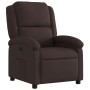 Sillón reclinable eléctrico tela marrón oscuro de , Sillones - Ref: Foro24-3204145, Precio: 248,44 €, Descuento: %