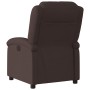 Sillón reclinable eléctrico tela marrón oscuro de , Sillones - Ref: Foro24-3204145, Precio: 248,44 €, Descuento: %