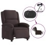 Sillón reclinable eléctrico tela marrón oscuro de , Sillones - Ref: Foro24-3204145, Precio: 248,44 €, Descuento: %