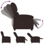 Sillón reclinable eléctrico tela marrón oscuro de , Sillones - Ref: Foro24-3204145, Precio: 248,44 €, Descuento: %