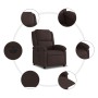 Sillón reclinable eléctrico tela marrón oscuro de , Sillones - Ref: Foro24-3204145, Precio: 248,44 €, Descuento: %