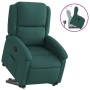 Sillón reclinable elevable tela verde oscuro de , Sillones - Ref: Foro24-3204170, Precio: 268,87 €, Descuento: %