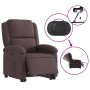 Sillón eléctrico reclinable elevable de tela marrón oscuro de , Sillones - Ref: Foro24-3204193, Precio: 308,50 €, Descuento: %