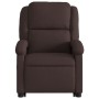 Sillón eléctrico reclinable elevable de tela marrón oscuro de , Sillones - Ref: Foro24-3204193, Precio: 308,50 €, Descuento: %