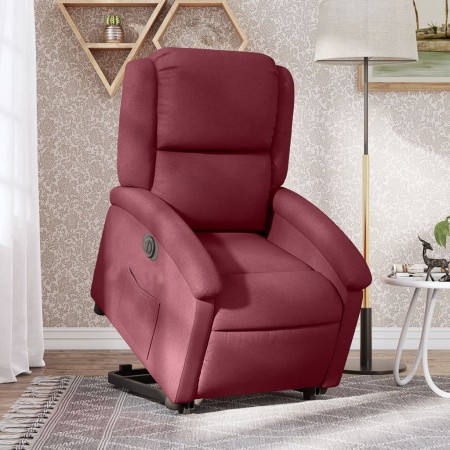 Electric reclining and lifting armchair in burgundy fabric by , Armchairs - Ref: Foro24-3204191, Price: 308,97 €, Discount: %