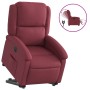 Sillón eléctrico reclinable elevable de tela rojo tinto de , Sillones - Ref: Foro24-3204191, Precio: 308,97 €, Descuento: %