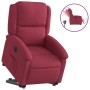 Electric reclining and lifting armchair in red velvet. by , Armchairs - Ref: Foro24-3204327, Price: 305,99 €, Discount: %