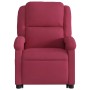 Electric reclining and lifting armchair in red velvet. by , Armchairs - Ref: Foro24-3204327, Price: 305,99 €, Discount: %