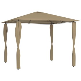 Gazebo with taupe pole covers 3x3x2.6 m 160 g/m² by vidaXL, Tents and gazebos - Ref: Foro24-313606, Price: 174,99 €, Discount: %