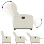 Sillón eléctrico reclinable elevable de terciopelo crema de , Sillones - Ref: Foro24-3204331, Precio: 327,60 €, Descuento: %