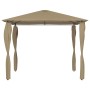 Gazebo with taupe pole covers 3x3x2.6 m 160 g/m² by vidaXL, Tents and gazebos - Ref: Foro24-313606, Price: 174,99 €, Discount: %