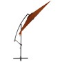 Cantilever umbrella with aluminum pole terracotta 300 cm by vidaXL, Umbrellas - Ref: Foro24-313755, Price: 116,22 €, Discount: %